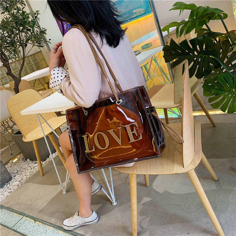 All-match Large-capacity Transparent Tote Bag