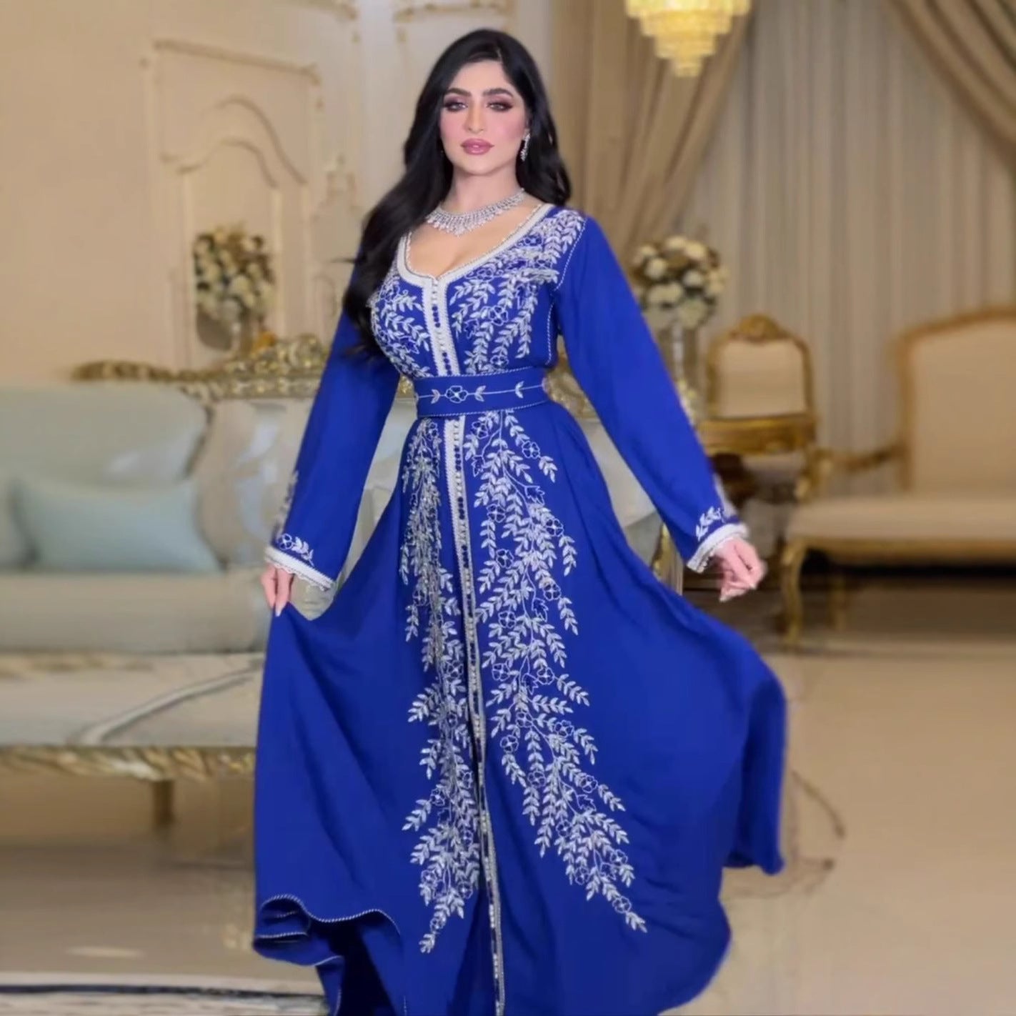 أزياء الخليج العربي الجديدة لربيع وصيف فساتين نسائية جديدة