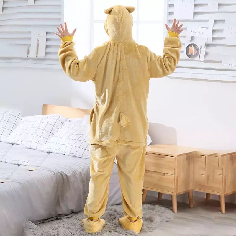 Men And Women Cute And Fashionable One-piece Animal Pajamas
