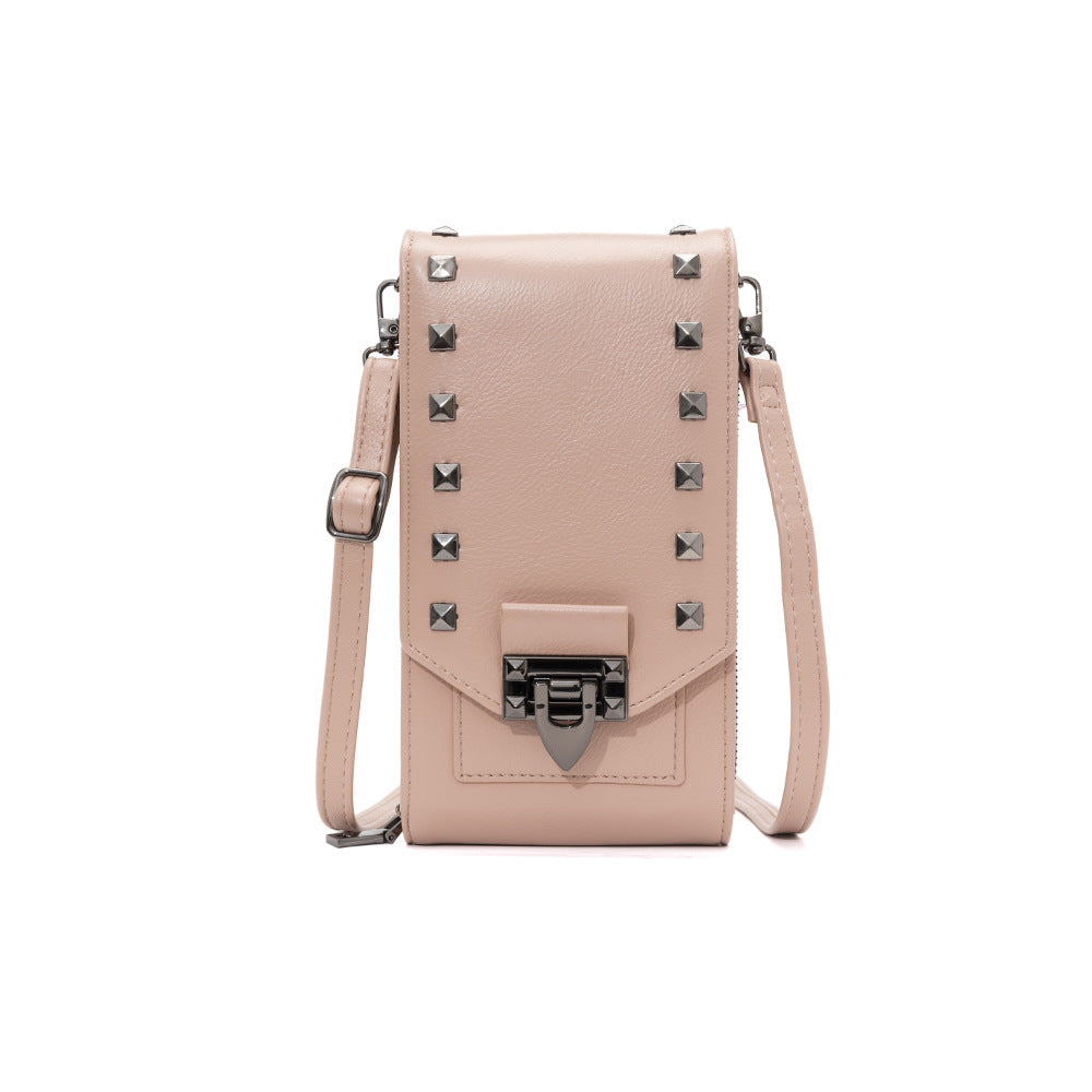 Rivet Design Shoulder Bags Mobile Phone Crossbody Bags