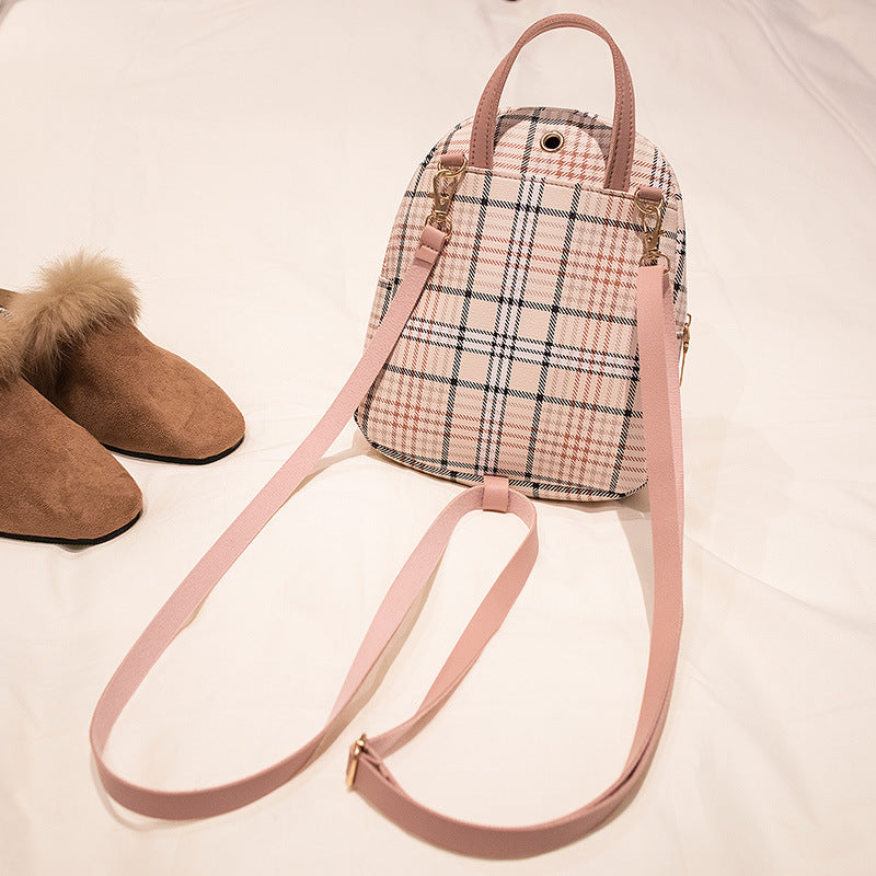 Ladies One Shoulder Small Diagonal Backpack