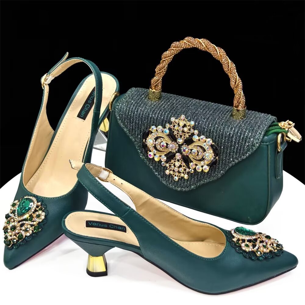 Casual French Style Women's Shoes And Bags Suit