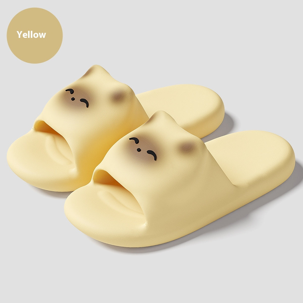 Cartoon Cat Home Non-slip Floor Bathroom Slippers