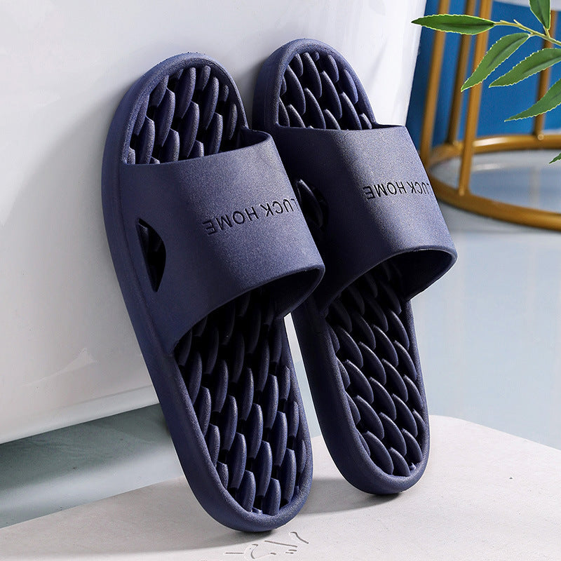 Women's Home Indoor Non-slip Leaking Bathroom Slippers