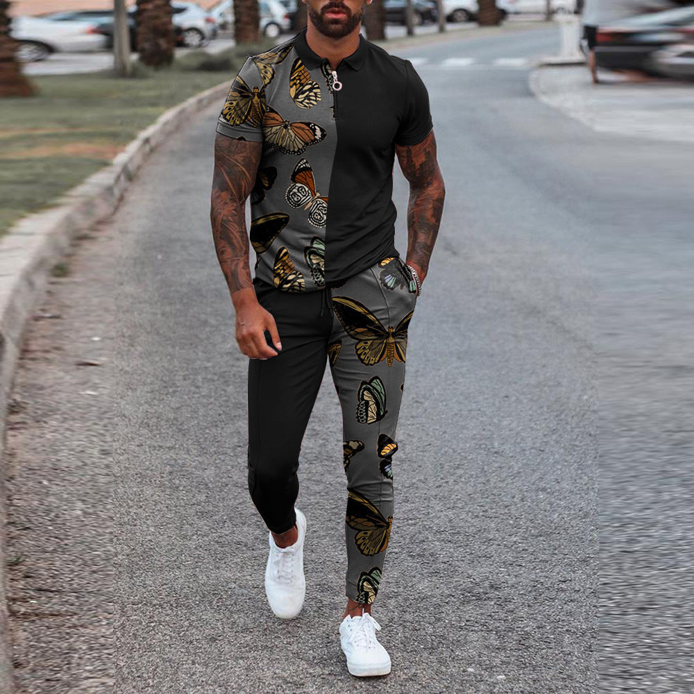 Men's Slim Fit Trendy Casual Youth Suit