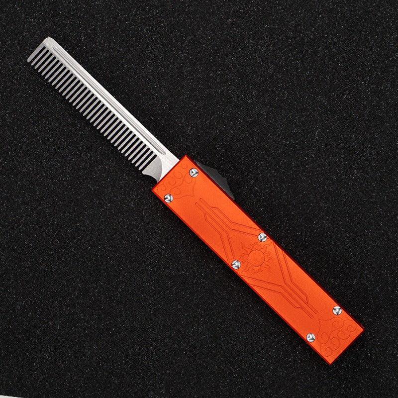 Aluminum Alloy Spring Comb – Stainless Steel Micro-Technology for Smooth, Tangle-Free Hair