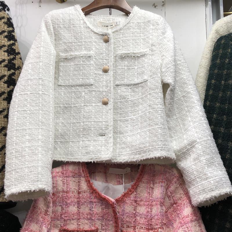 Women's Small Red Fragrance Rabbit Fur Jacket