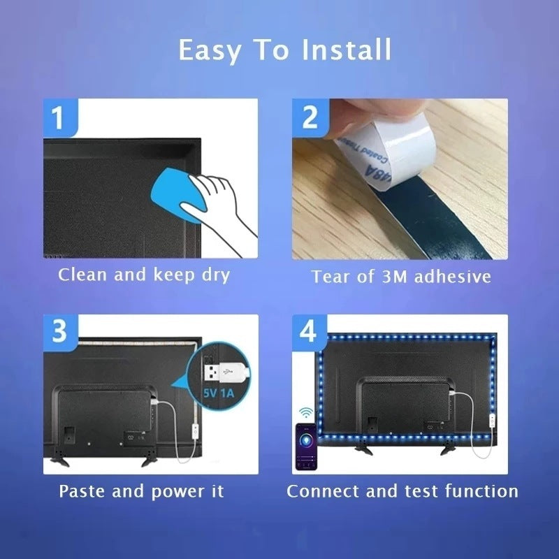 Remote Bluetooth LED Self-adhesive Tape