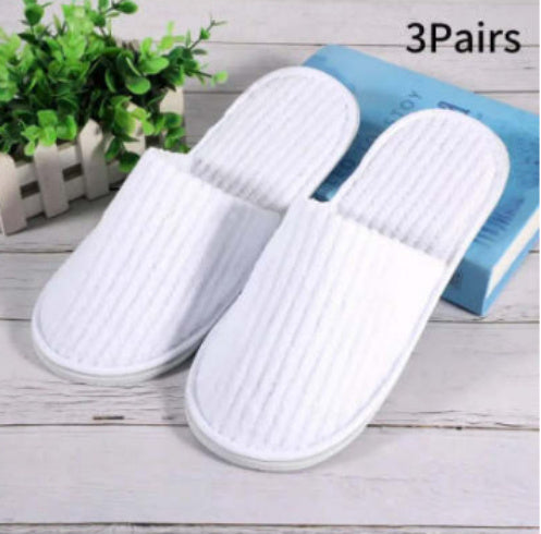 High-end Hotel Draw Coral Fleece Slippers