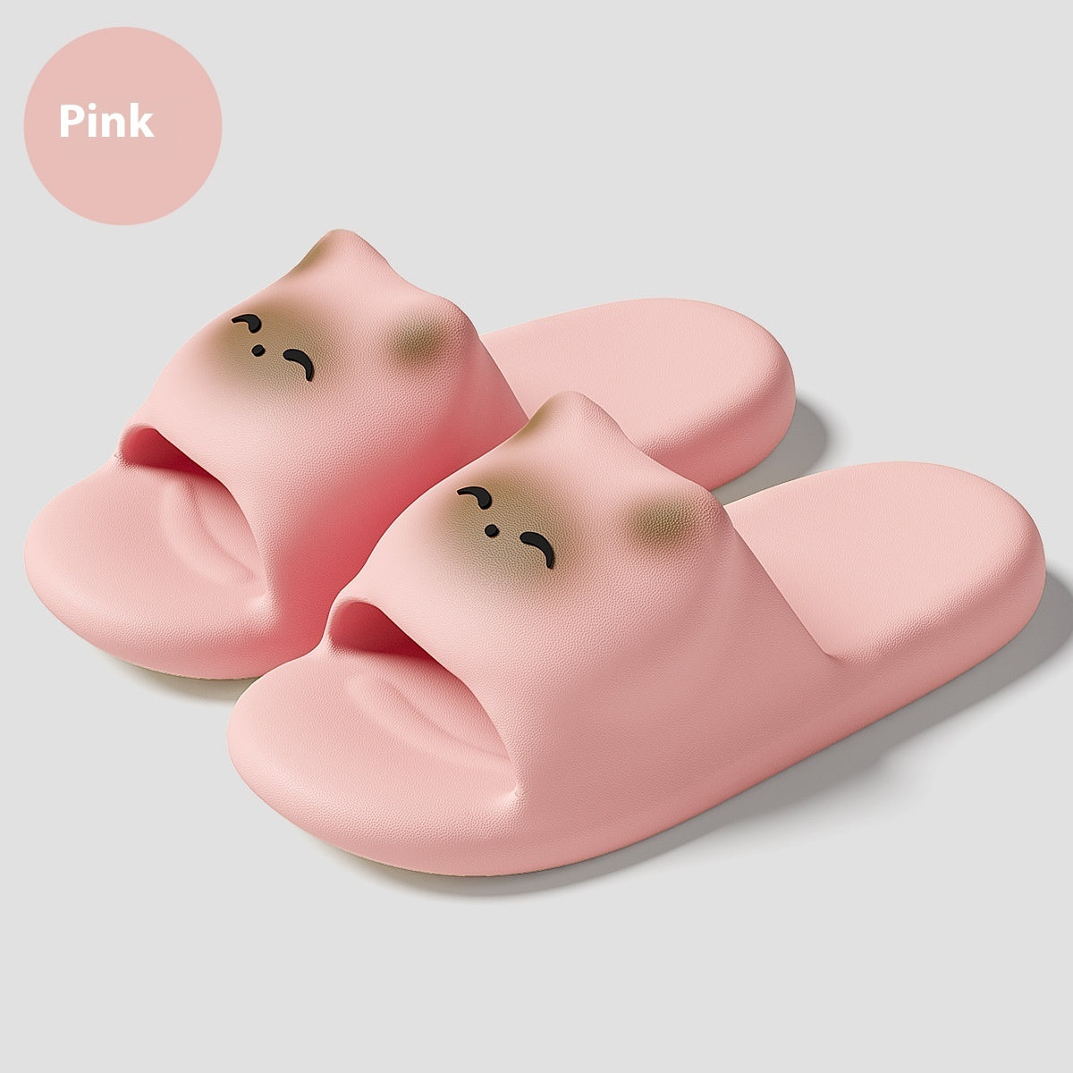 Cartoon Cat Home Non-slip Floor Bathroom Slippers