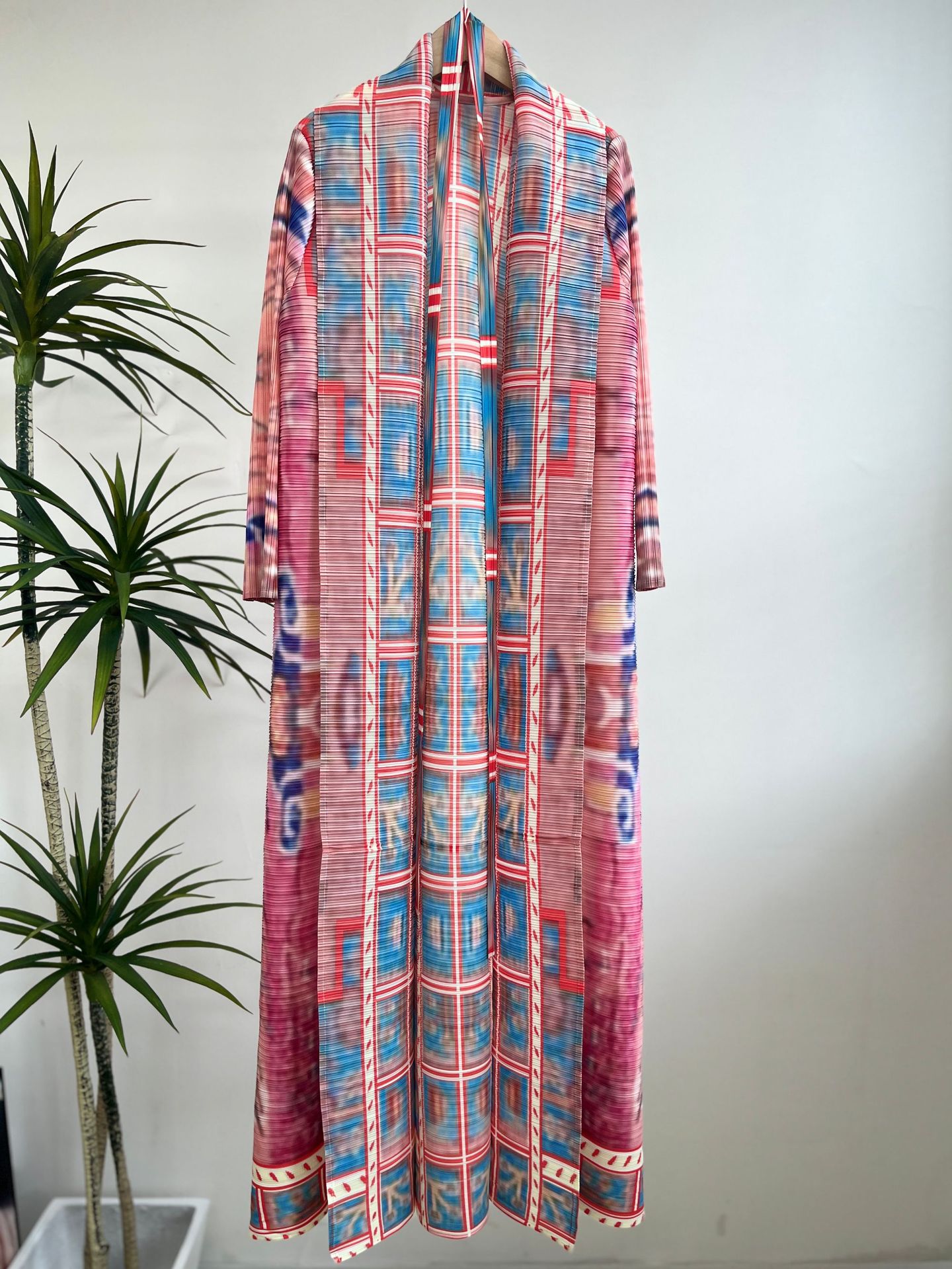 Printed Breathable Loose Arabian Women Dress Cloak Coat