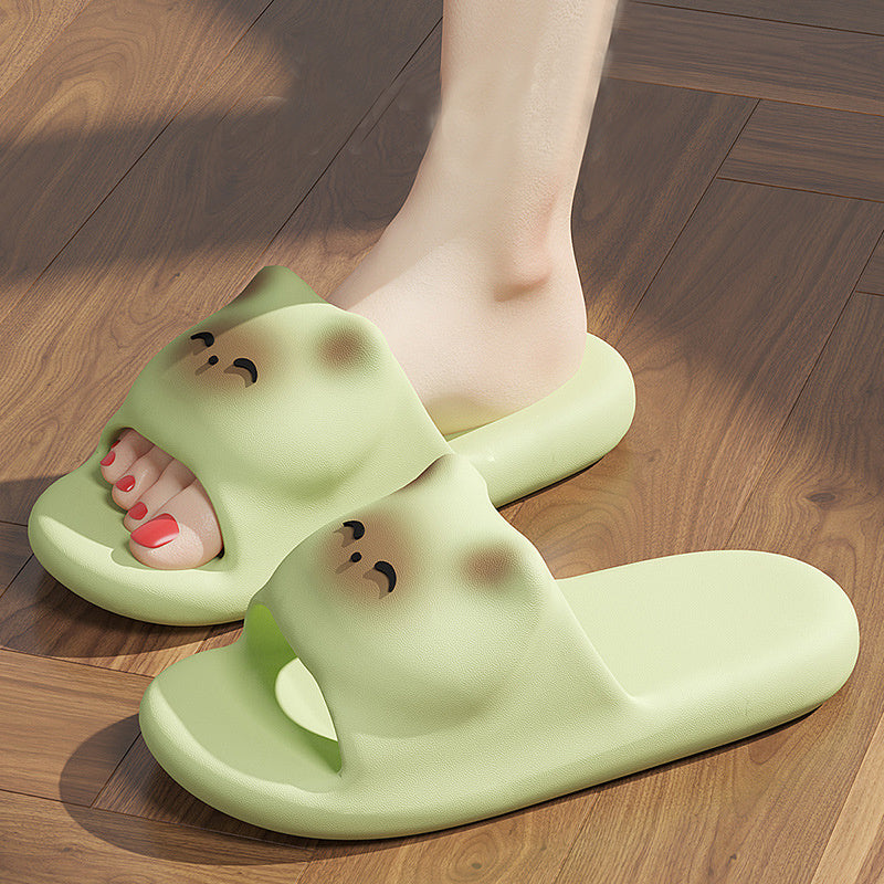Cartoon Cat Home Non-slip Floor Bathroom Slippers