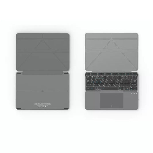 Gray Wireless Bluetooth Folding Keyboard for Phablet