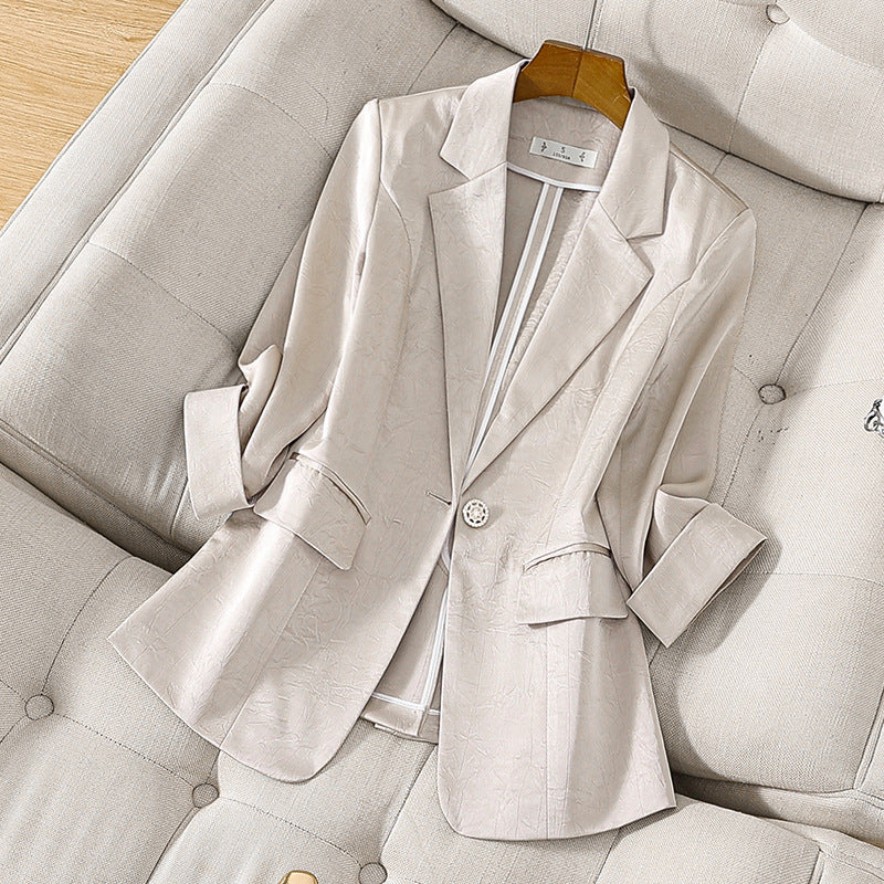 Suit Jacket For Women Spring And Summer Elegant High Sense Small Casual Suit Top