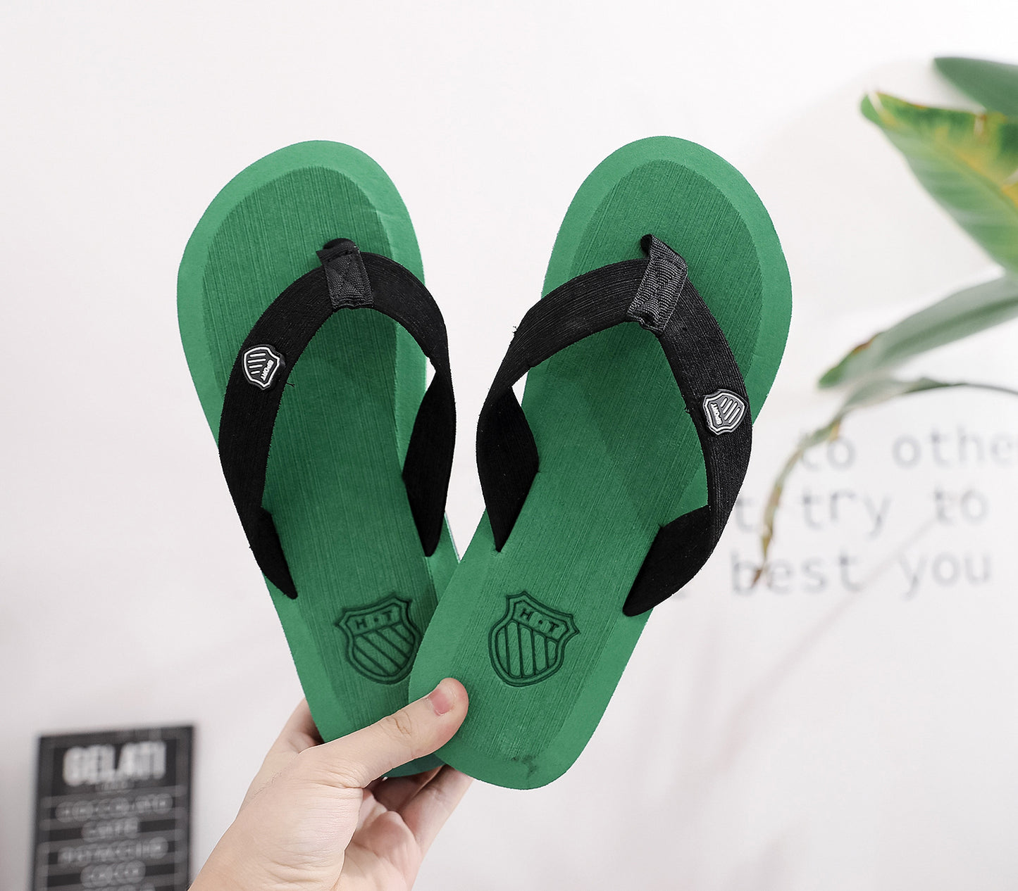 Summer Flip-flops Men's Xiaobei Same Style Leisure Flip-flops Cross-border Beach Shoes Men's Sandals