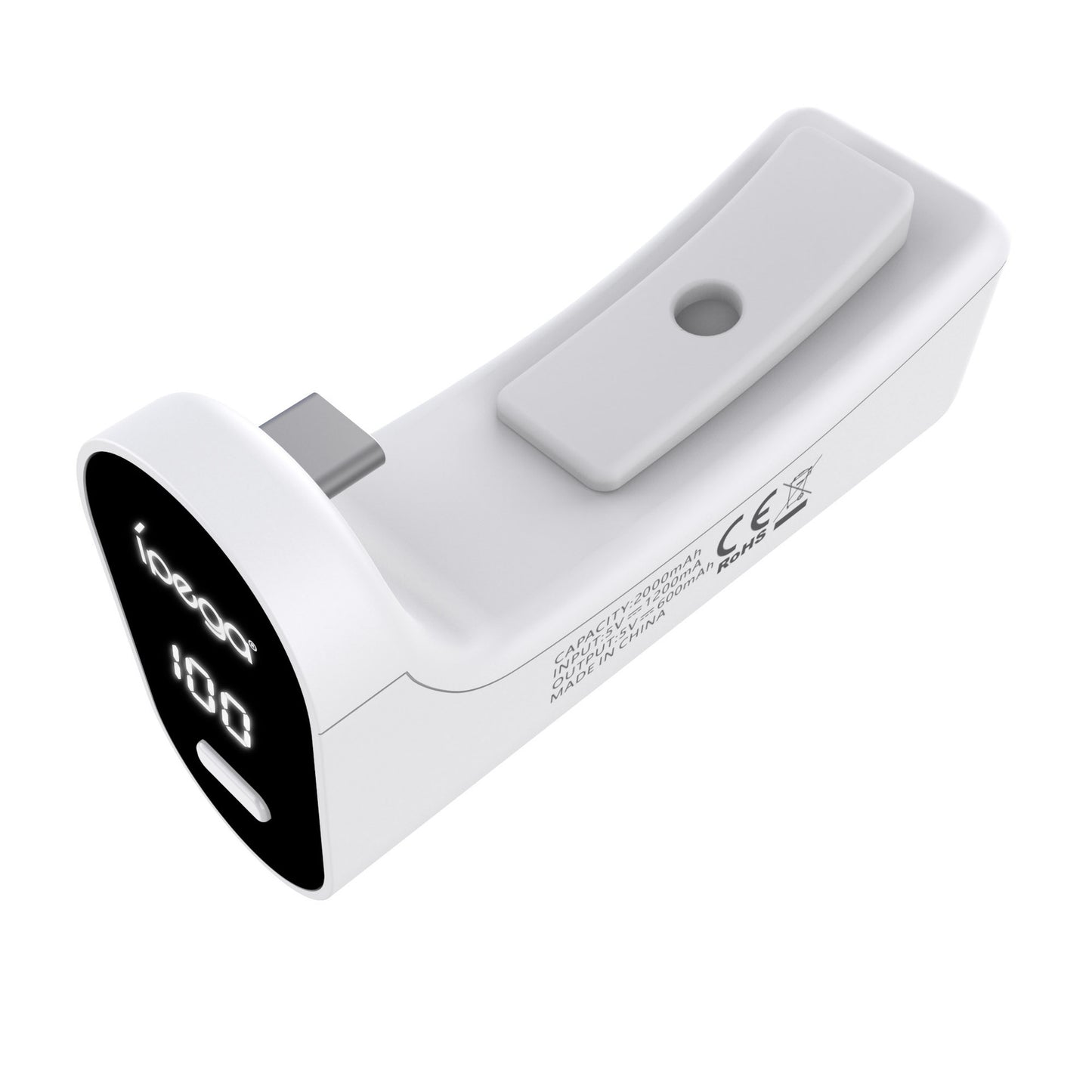 PS5 Gamepad Rechargeable Battery Endurance PS5 Elite Handle Plug-in Bag For Charging 2000 MA With Digital Display