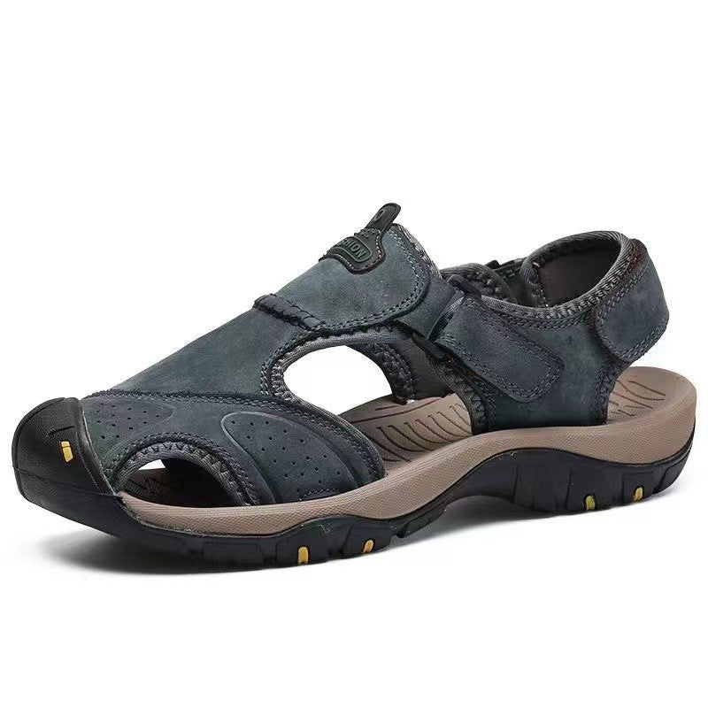 Summer Closed Toe Casual Beach Shoes Men