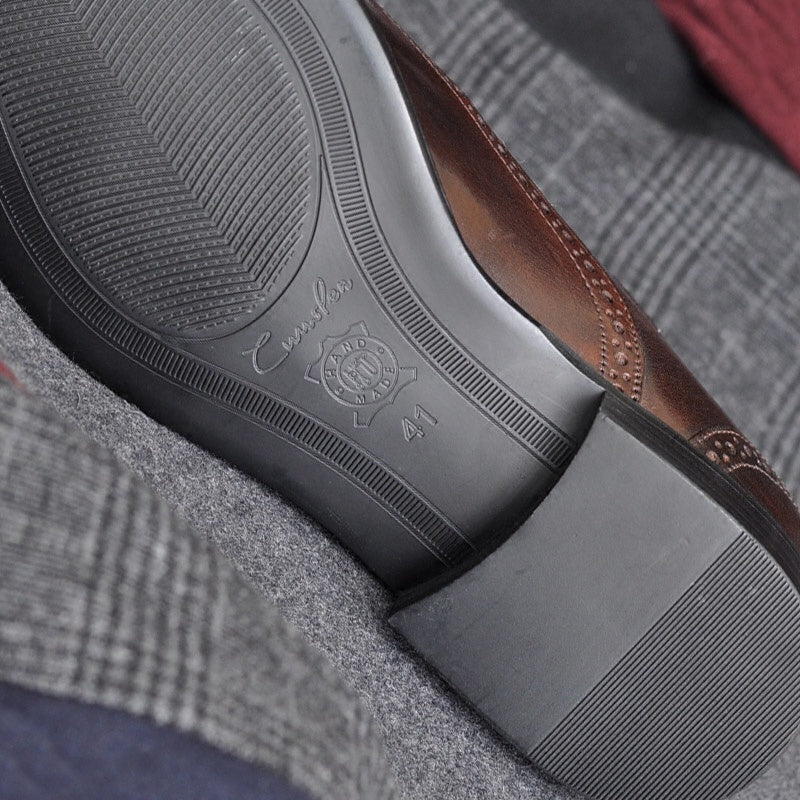 Handmade Genuine Leather Men's Formal Wear Leather Shoes