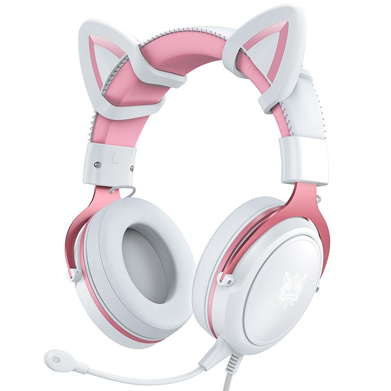 Cute E-sports Computer Head-mounted PS4 Gaming Headset