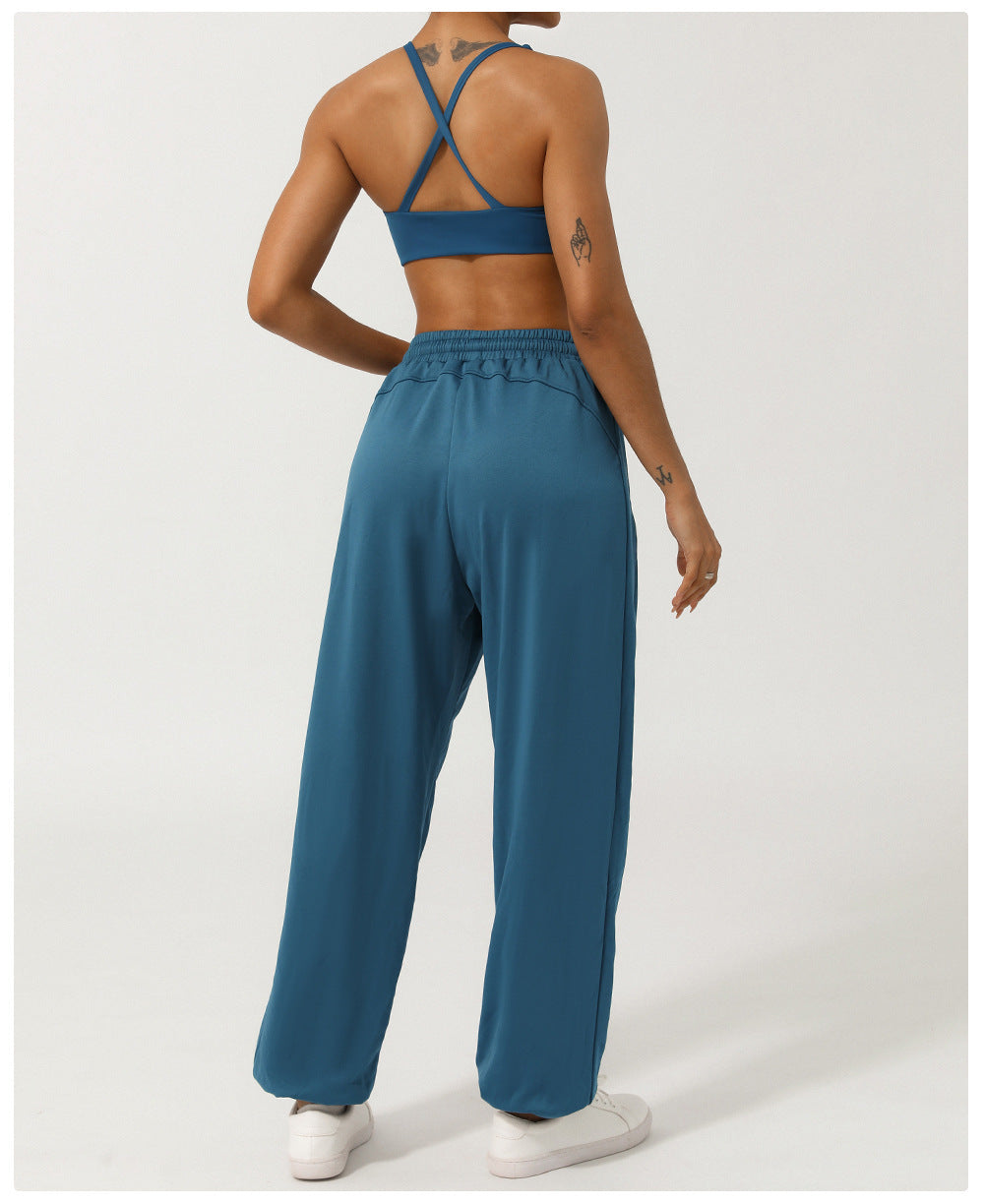European And American Loose Tappered Track Sweatpants