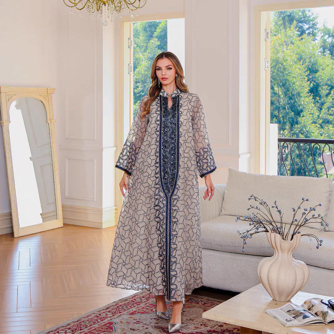 Nouvelle robe musulmane pour femme, vêtements du Moyen-Orient