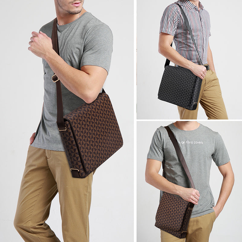 European And American Fashion Men's Flap Shoulder Bag