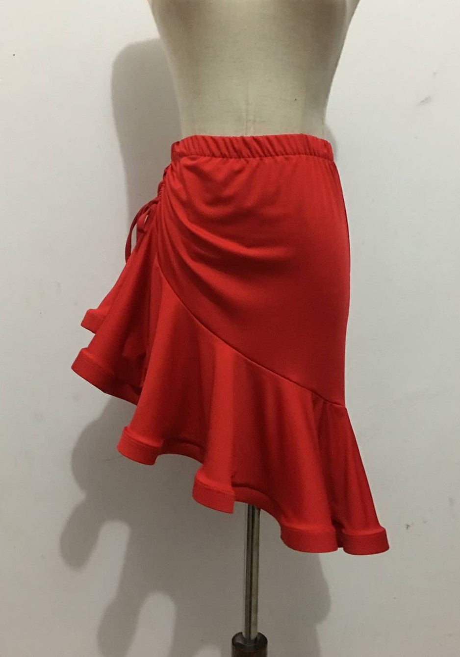 Latin Dance Clothes Practice Clothes Leopard Print Skirt