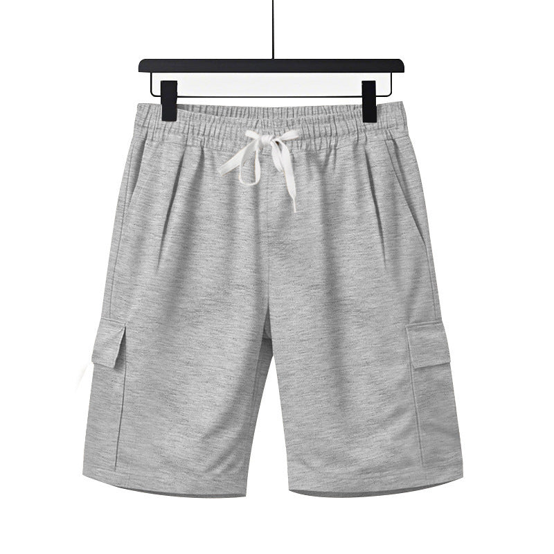Breathable And Loose Tooling Multi-pocket Shorts
