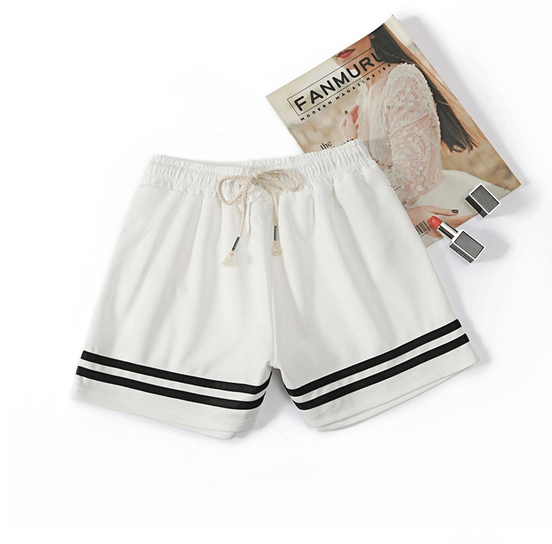 Men's And Women's Fashion Loose High Waist Casual Shorts