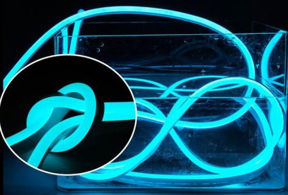إضاءة نيون LED أكريليك بتصميم جبلي شروق الشمس 40-60 سم