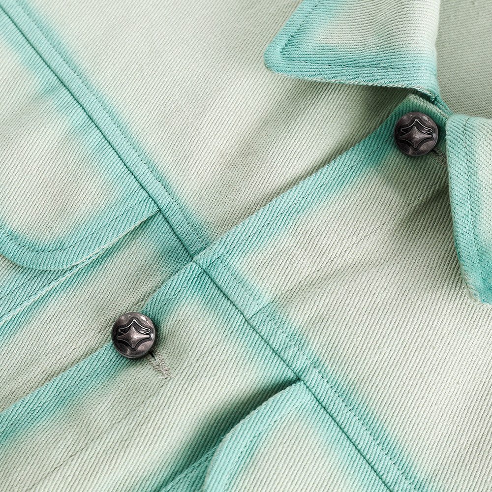 Hand-painted Outline Coat For Men