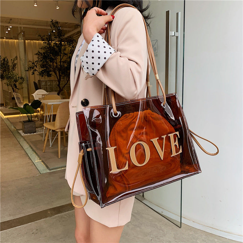 All-match Large-capacity Transparent Tote Bag
