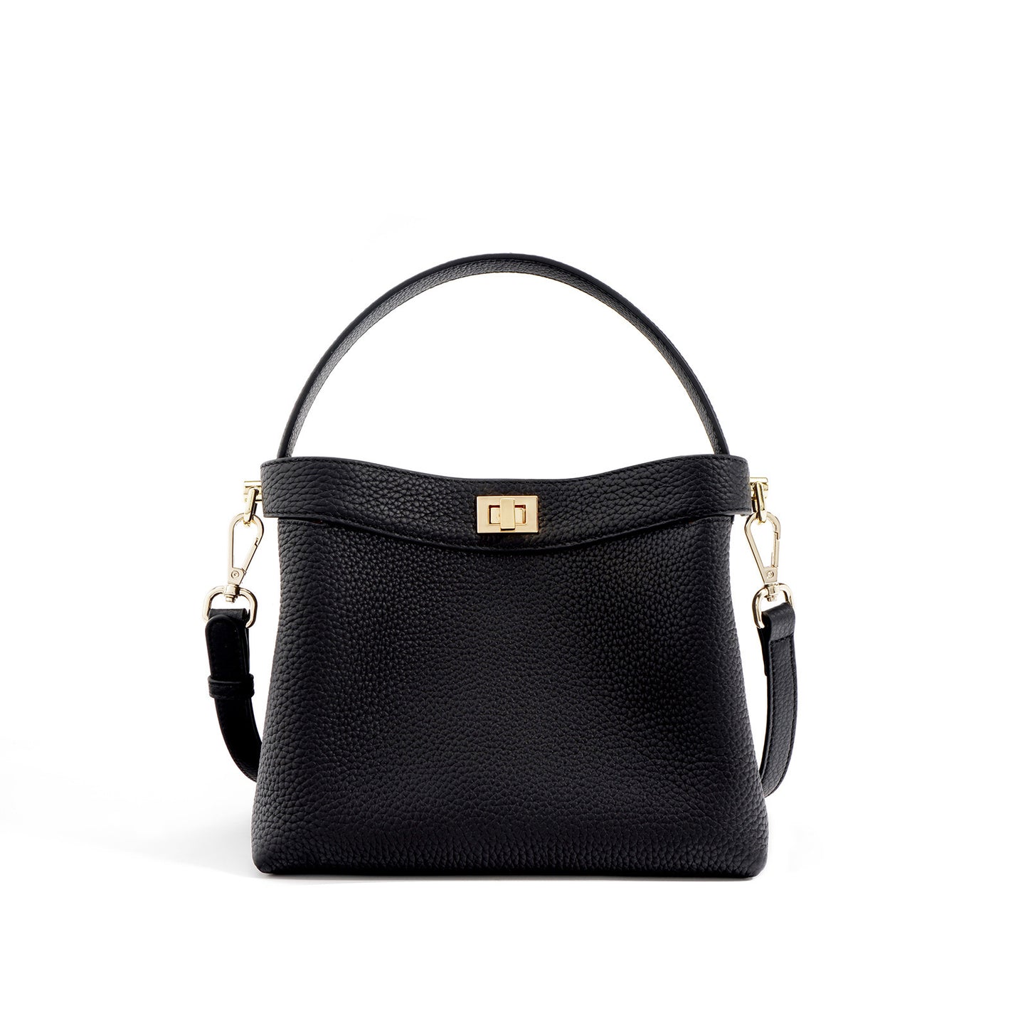 Women's Fashion Versatile Simple Temperament Commute Texture Crossbody Bucket Bag