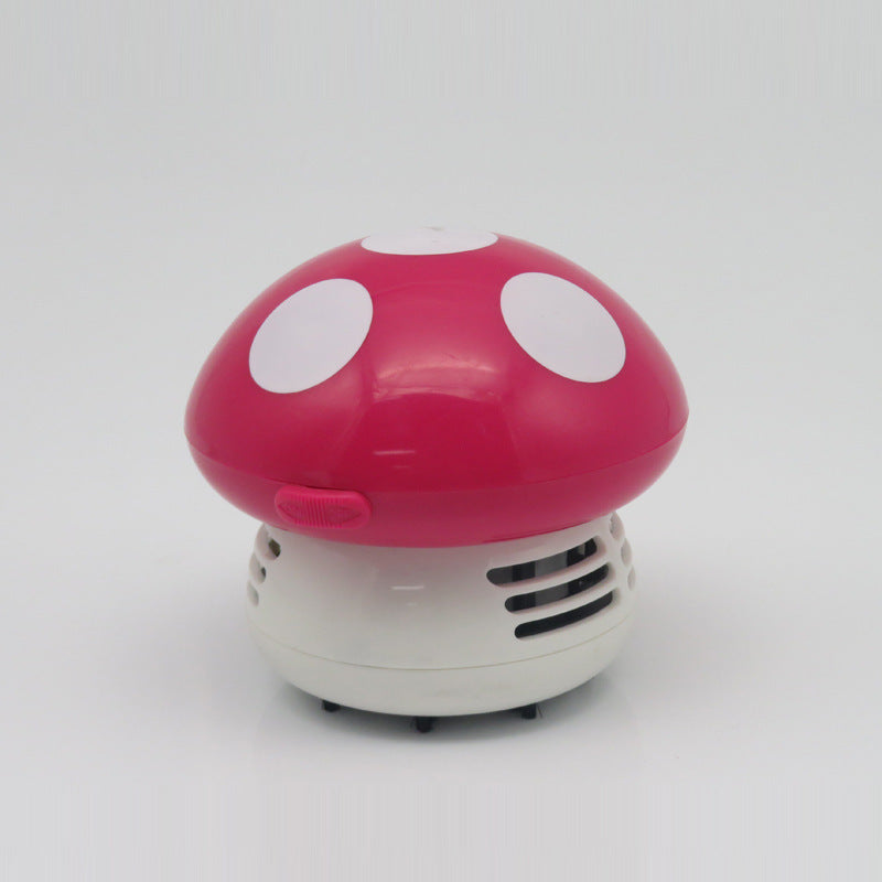 Fashion Mini Desktop Vacuum Cleaner Mushroom Creative Cute Keyboard Handheld