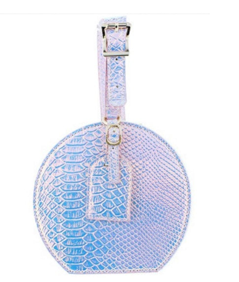 Snakeskin Design Printed Crossbody Round Bag Ladies Handbags