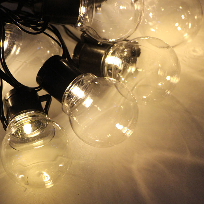 مصابيح كروية خارجية تعمل بالطاقة الشمسية LED بتصميم عتيق G45 مقاومة للماء