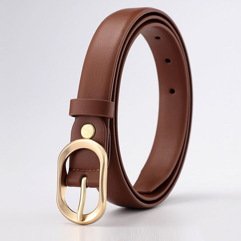 Personalized Leather Belt Casual Women