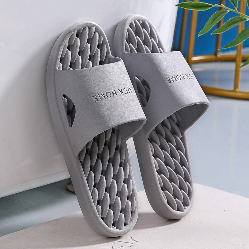 Women's Home Indoor Non-slip Leaking Bathroom Slippers