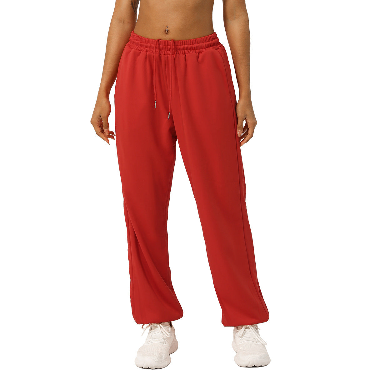 European And American Loose Tappered Track Sweatpants
