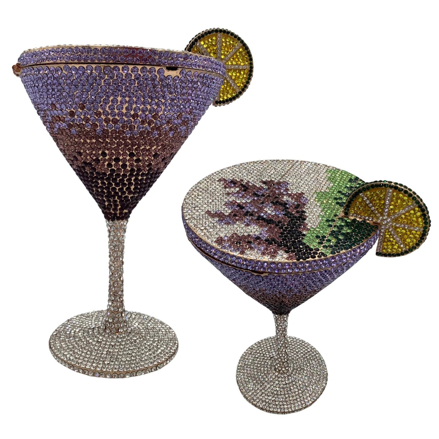 Cocktail Goblet Diamond Dinner Hand Bag