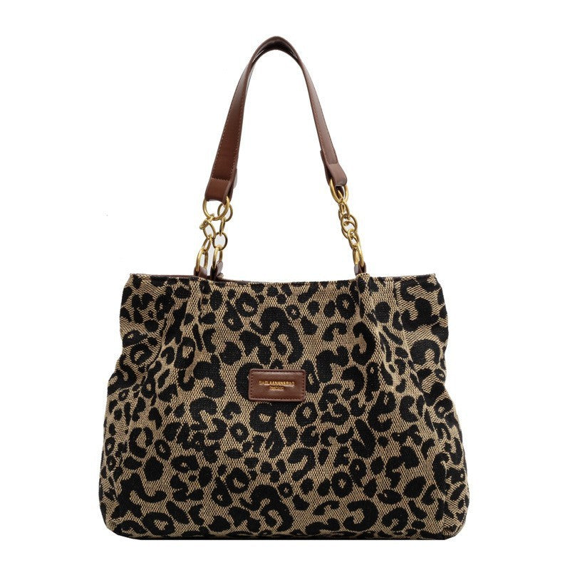 Leopard Print Large Capacity Bag