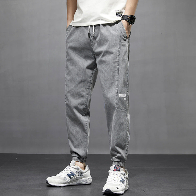 Jeans noirs stretch pour hommes