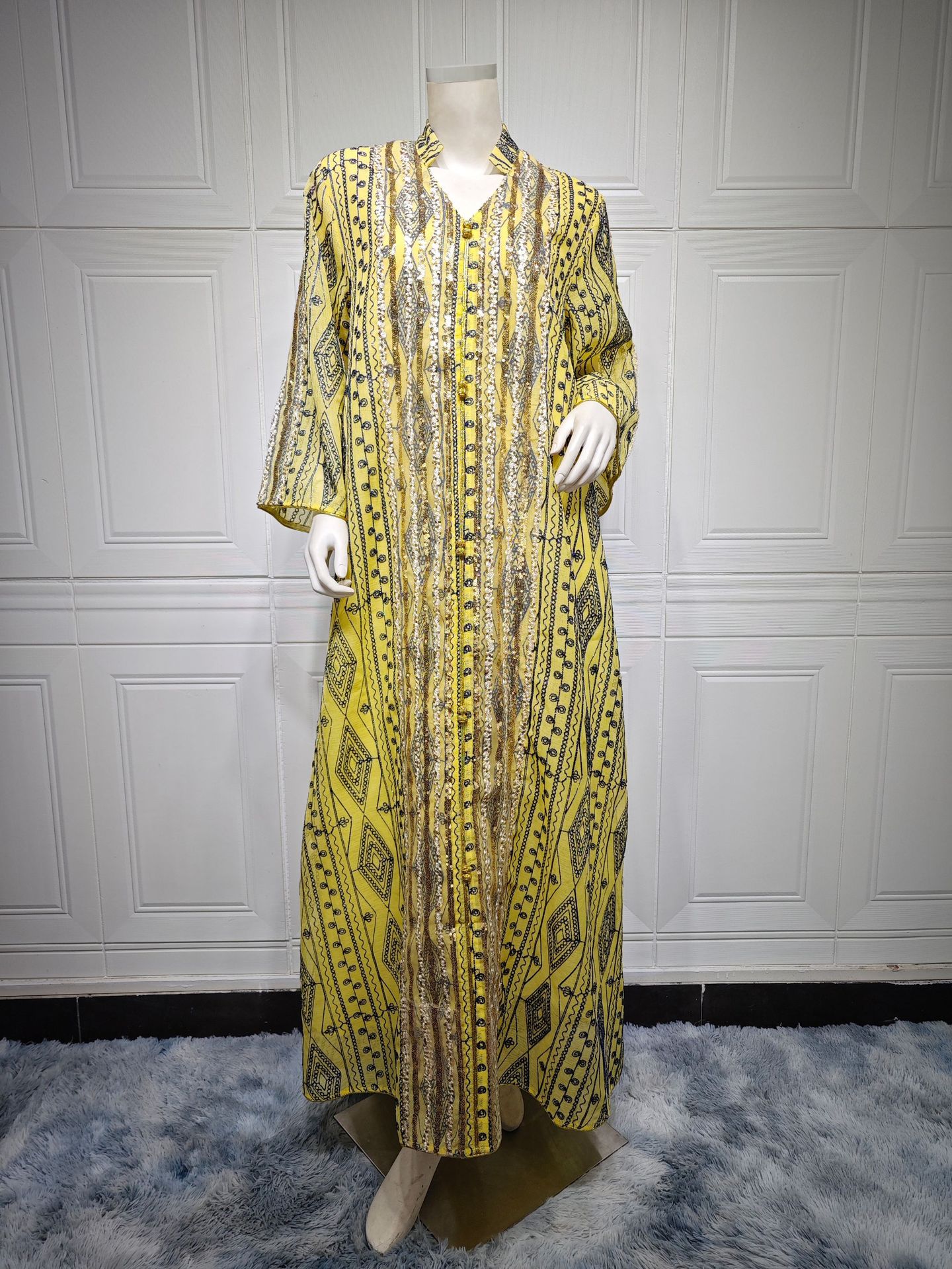 Women's Fashion Dress Dubai Abaya Robe