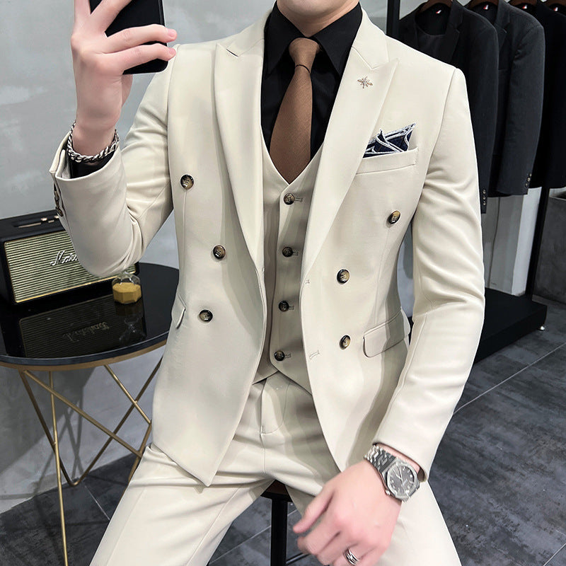Men's Business Formal High-grade British Style Suit