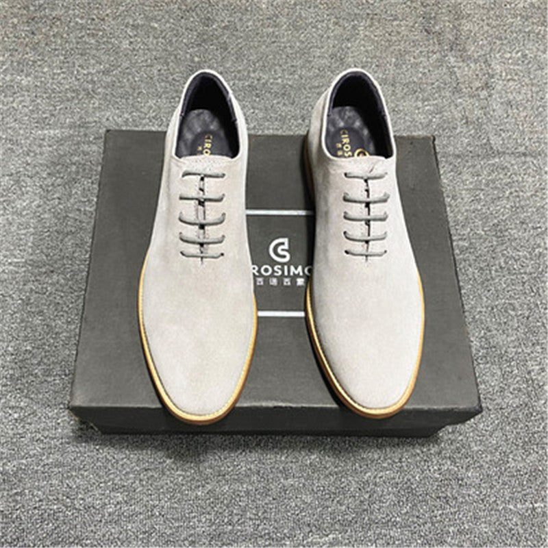 Casual Leather Shoes Men's British Pointed Business Suit