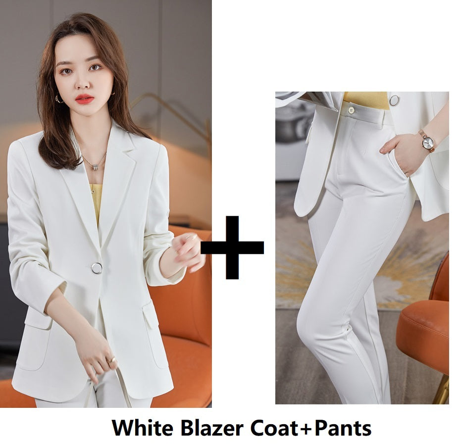 Ensemble deux pièces pour femme, mode décontractée et professionnelle