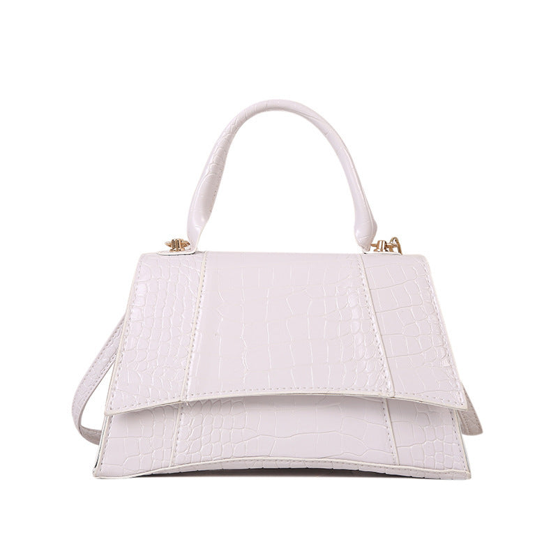 Popular Women's Shoulder Crossbody Handbag with Crocodile Pattern