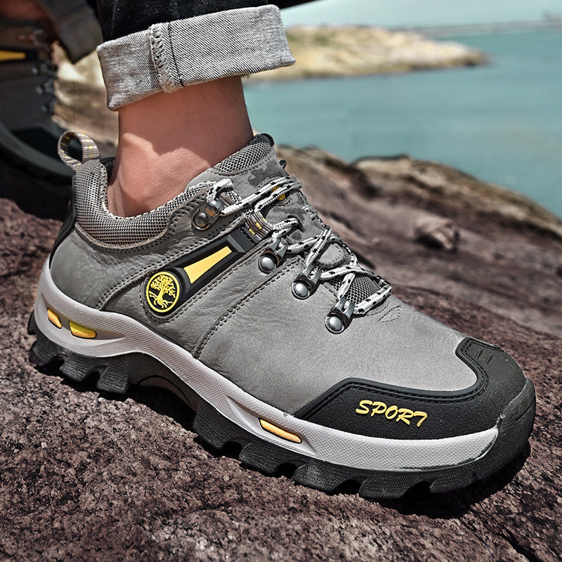 Men's Non-Slip Wear-Resistant Low-Top Casual Hiking Shoes