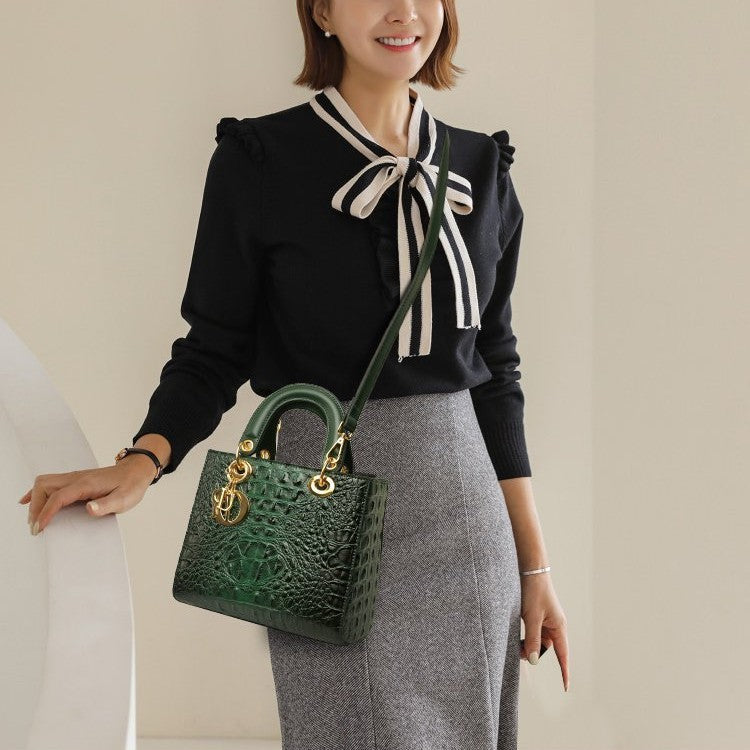 Retro European & American Portable PU Shoulder Messenger Bag