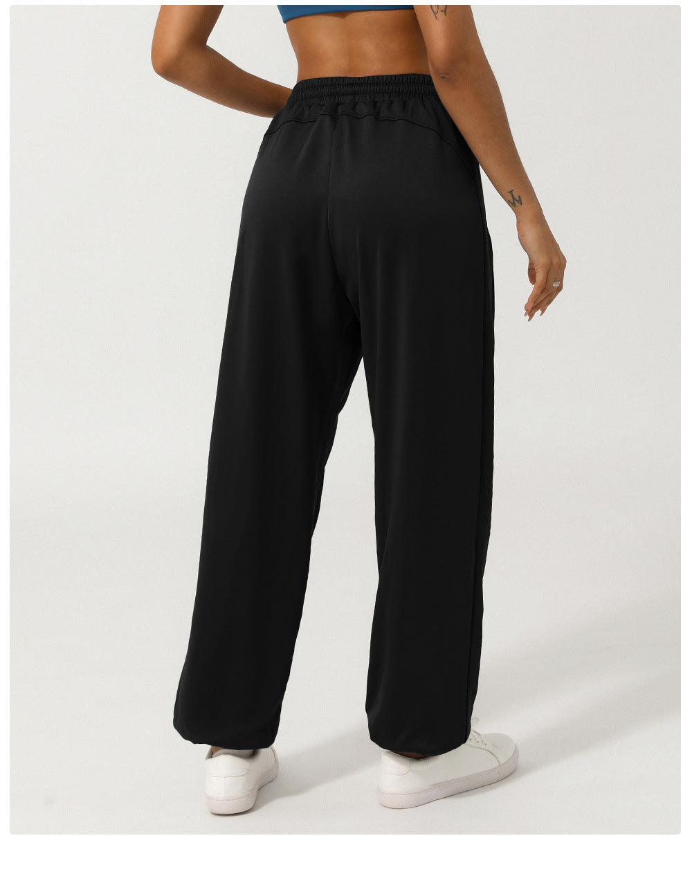 Pantalon de survêtement fuselé ample pour femme (coupe européenne et américaine)